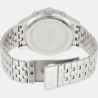 Associate Men Quartz Blue Dial Analog Stainless Steel Watch 1513839