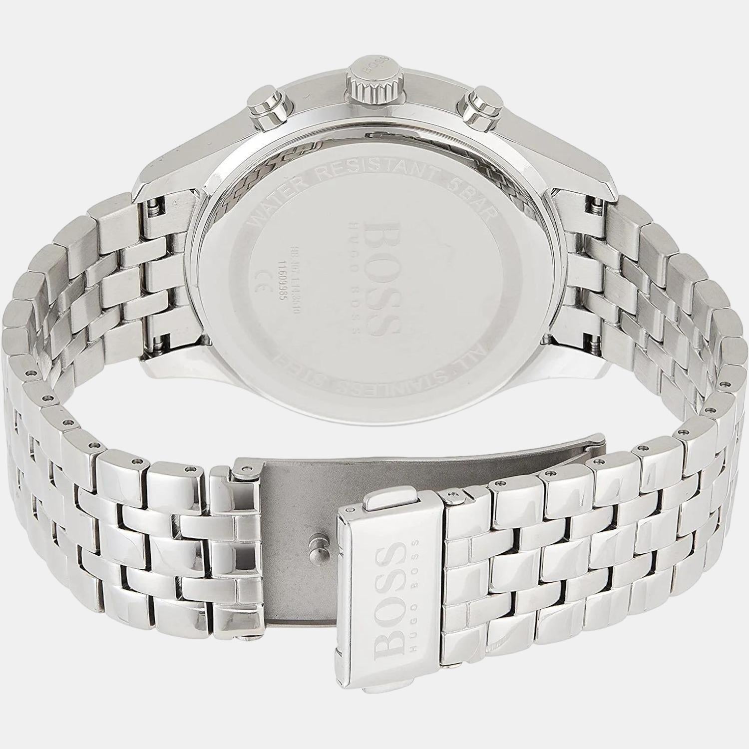 Associate Men Quartz Blue Dial Analog Stainless Steel Watch 1513839
