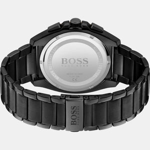 Grandmaster Men Quartz Black Dial Chronograph Stainless Steel Watch 1513885