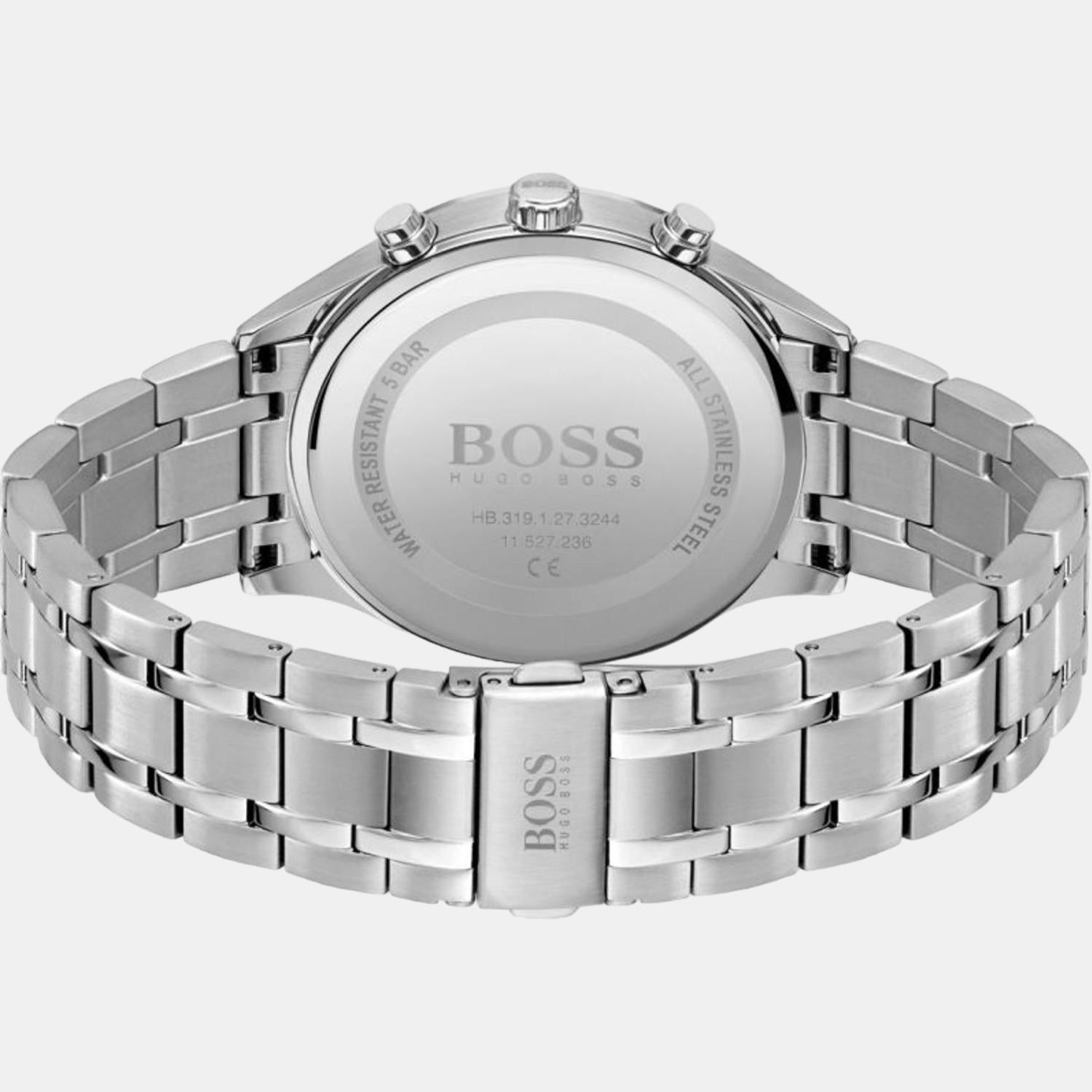Gallant Men Quartz Black Dial Analog Stainless Steel Watch 1513891