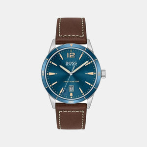 Drifter Men Quartz Blue Dial Analog Leather Watch 1513899