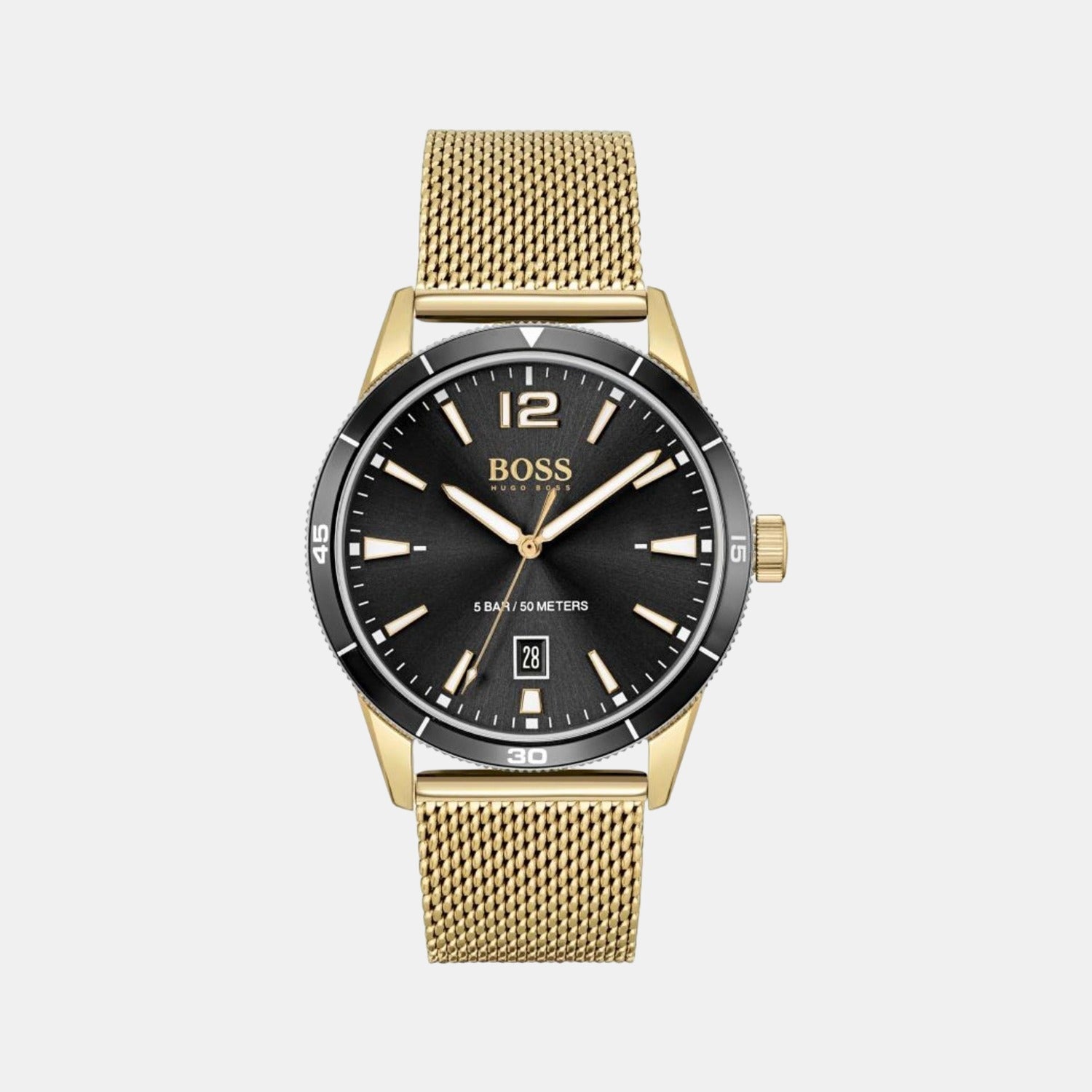 Drifter Men Quartz Black Dial Analog Stainless Steel Watch 1513901