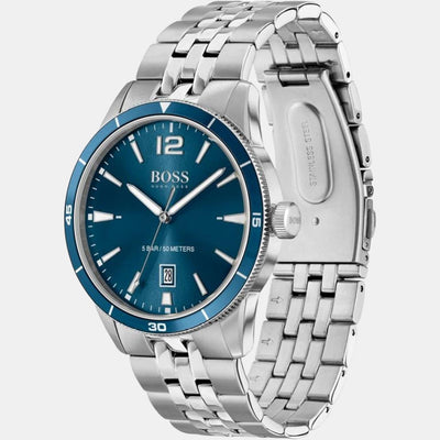 Drifter Men Quartz Blue Dial Analog Stainless Steel Watch 1513902
