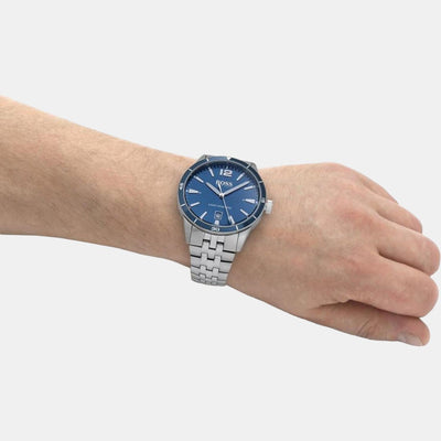 Drifter Men Quartz Blue Dial Analog Stainless Steel Watch 1513902