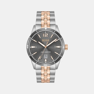 Drifter Men Quartz Grey Dial Analog Stainless Steel Watch 1513903