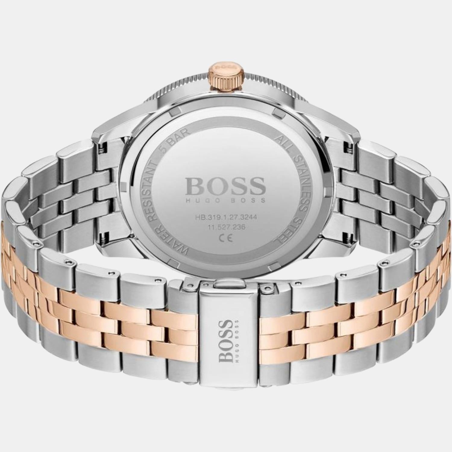 Drifter Men Quartz Grey Dial Analog Stainless Steel Watch 1513903