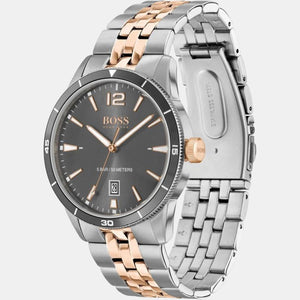 Drifter Men Quartz Grey Dial Analog Stainless Steel Watch 1513903