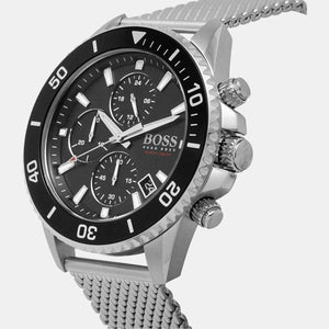 Admiral Men Quartz Black Dial Analog Stainless Steel Watch 1513904