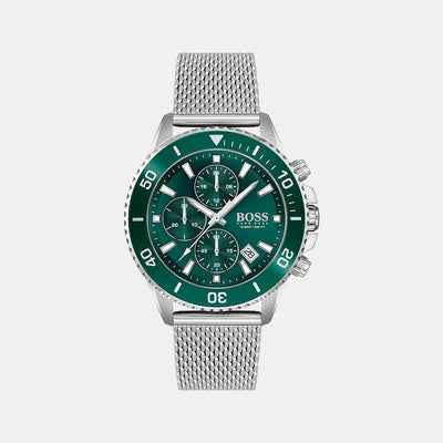 Admiral Men Quartz Green Dial Chronograph Stainless Steel Watch 1513905