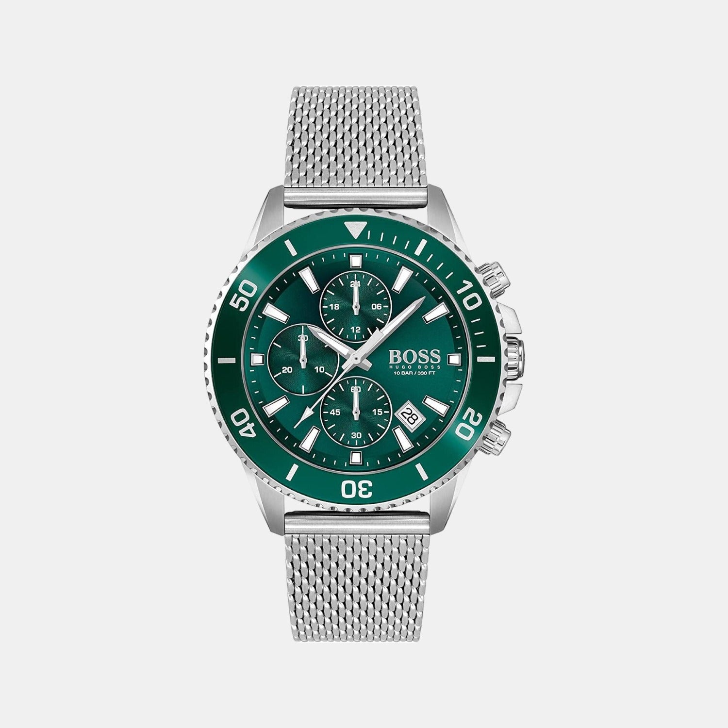 Admiral Men Quartz Green Dial Chronograph Stainless Steel Watch 1513905