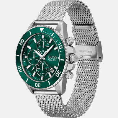 Admiral Men Quartz Green Dial Chronograph Stainless Steel Watch 1513905