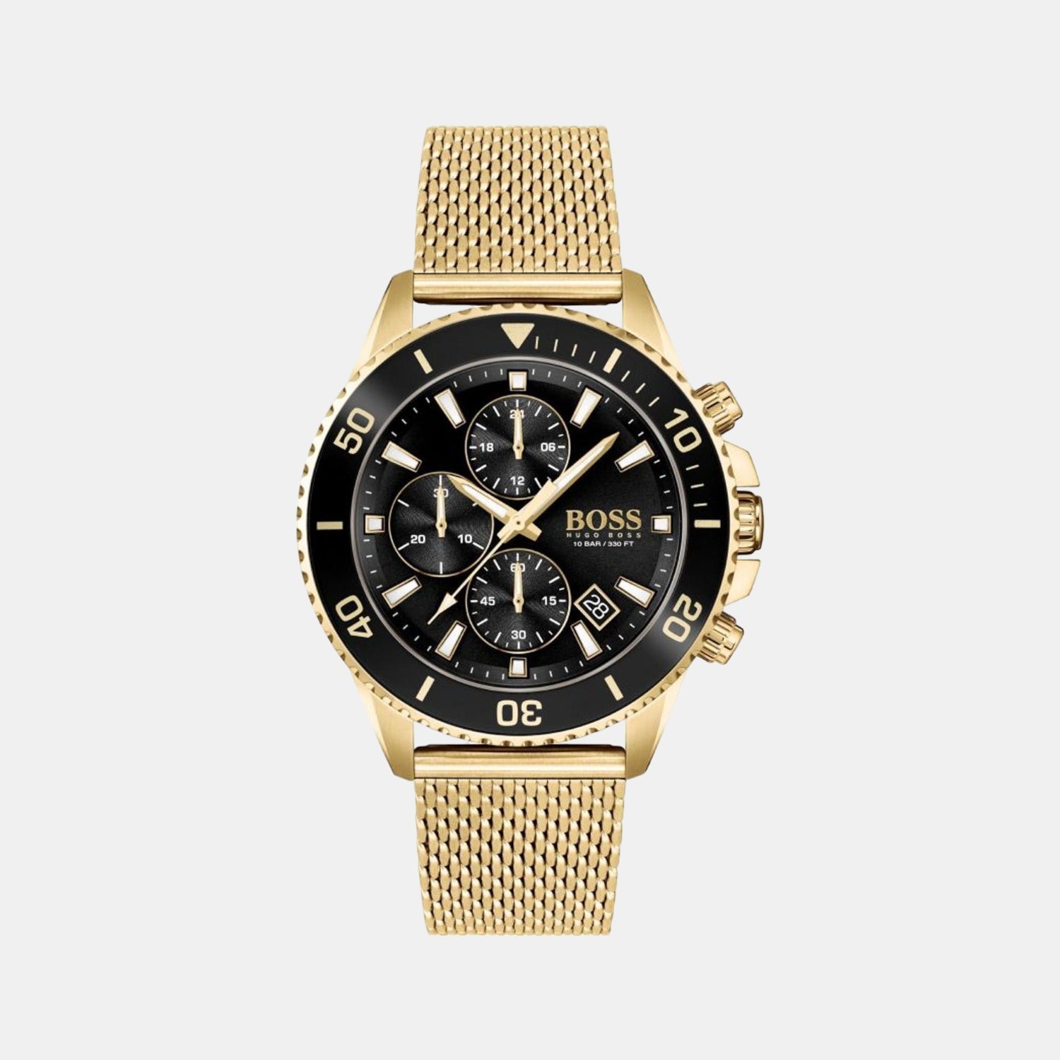 Admiral Men Quartz Black Dial Chronograph Stainless Steel Watch 1513906