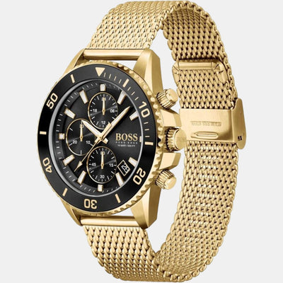 Admiral Men Quartz Black Dial Chronograph Stainless Steel Watch 1513906