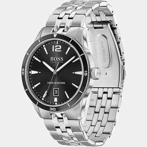 Drifter Men Quartz Black Dial Analog Stainless Steel Watch 1513911