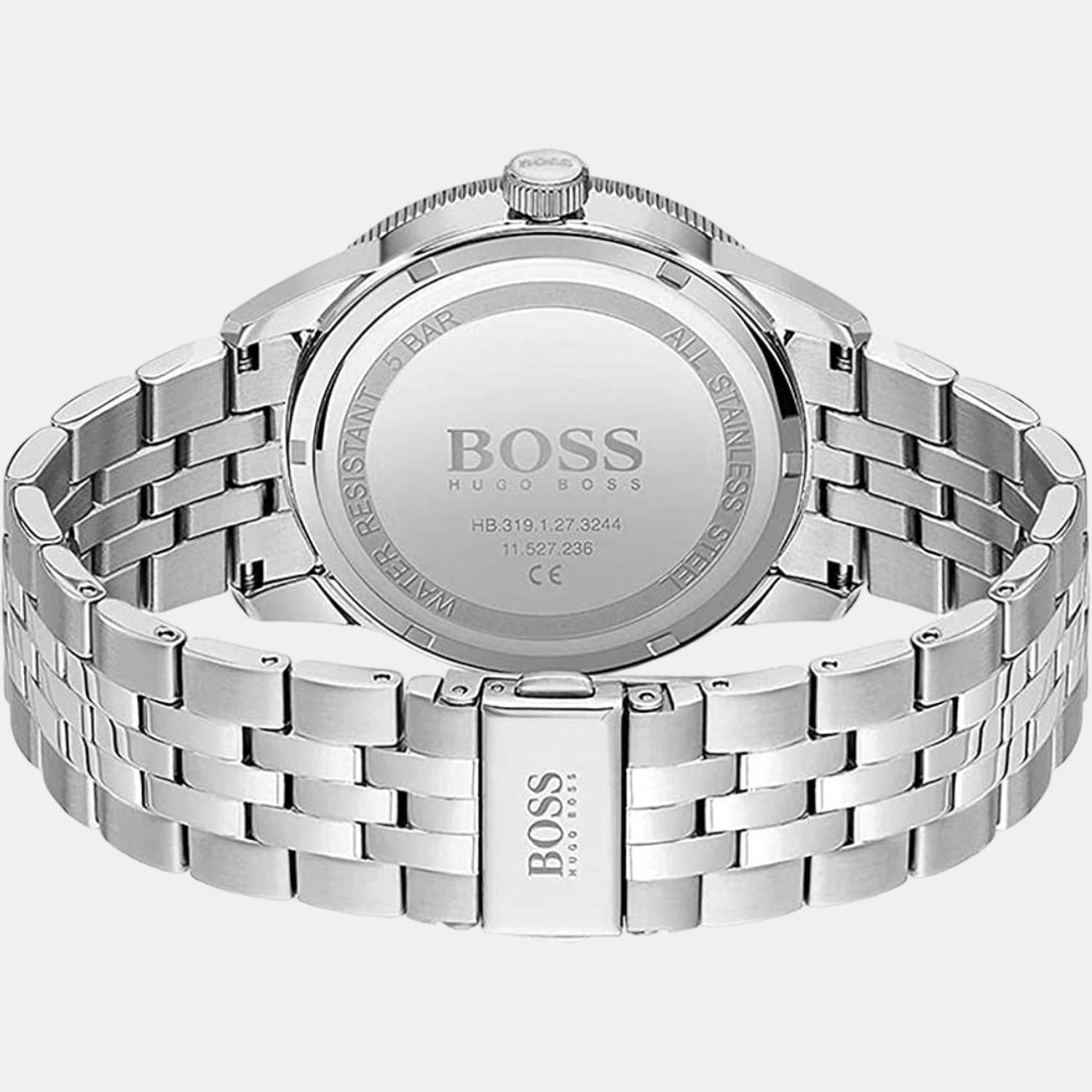 Drifter Men Quartz Black Dial Analog Stainless Steel Watch 1513911