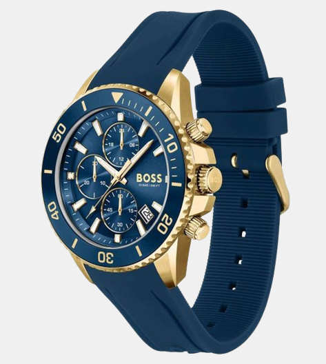 Admiral Men Quartz Blue Dial Chronograph Silicone Watch 1513965