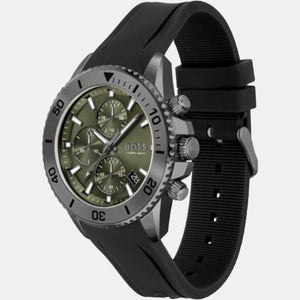Admiral Men Quartz Green Dial Analog Rubber Watch 1513967