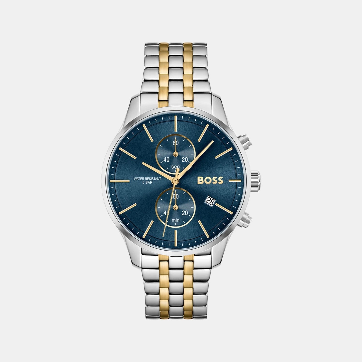 Associate Men Quartz Blue Dial Chronograph Stainless Steel Watch 1513976
