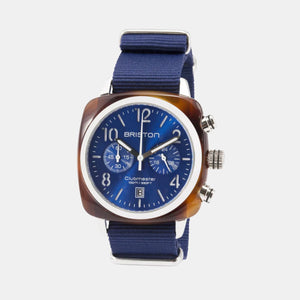 Clubmaster Classic Men Quartz Navy Blue Dial Chronograph Nato Watch 15140.SA.T.9.NNB