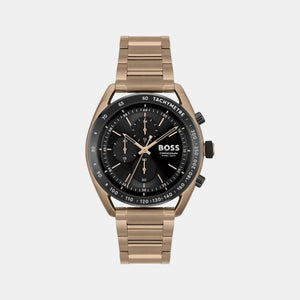 Center Court Men Quartz Black Dial Chronograph Stainless Steel Watch 1514027