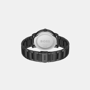 Contender Men Quartz Black Dial Multi-Function Stainless Steel Watch 1514128