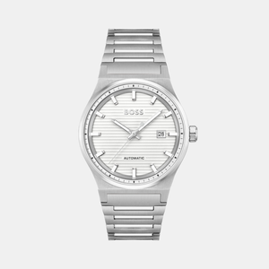 Candor Men Automatic White Dial Analog Stainless Steel Watch 1514186