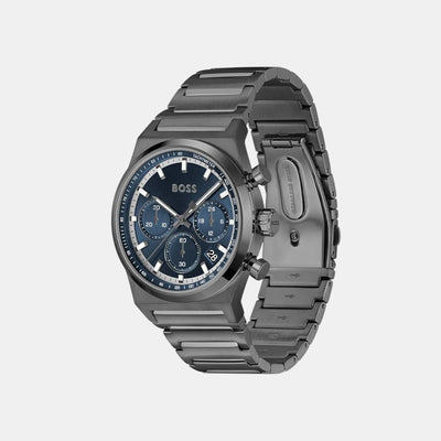 Candor Chrono Men Quartz Blue Dial Chronograph Stainless Steel Watch 1514223