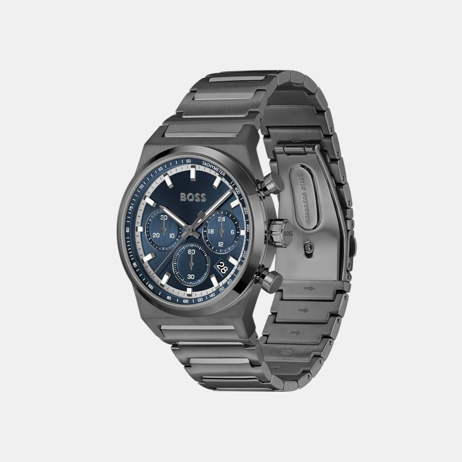 Candor Chrono Men Quartz Blue Dial Chronograph Stainless Steel Watch 1514223