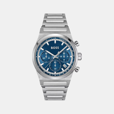 Candor Chrono Men Quartz Blue Dial Chronograph Stainless Steel Watch 1514250