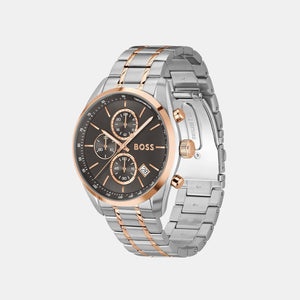 Grand Prix 44 Men Quartz Grey Dial Chronograph Stainless Steel Watch 1514252