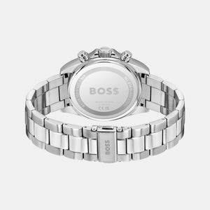 Hero 2.0 Men Quartz Black Dial Chronograph Stainless Steel Watch 1514267