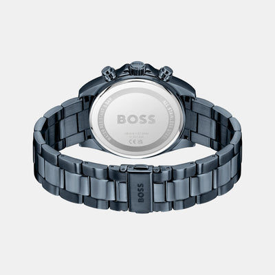 Hero 2.0 Men Quartz Blue Dial Chronograph Stainless Steel Watch 1514270