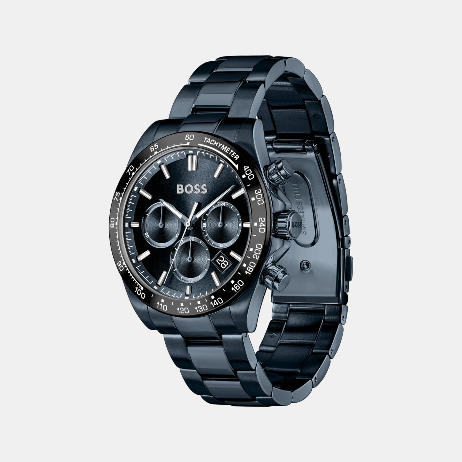 Hero 2.0 Men Quartz Blue Dial Chronograph Stainless Steel Watch 1514270