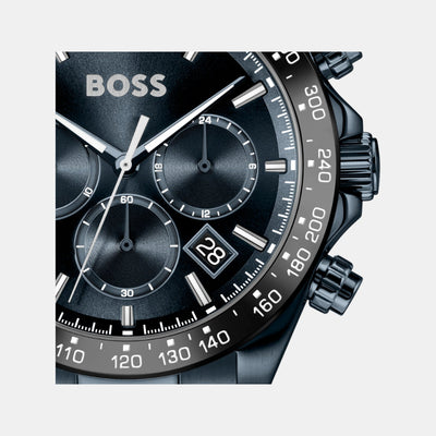 Hero 2.0 Men Quartz Blue Dial Chronograph Stainless Steel Watch 1514270