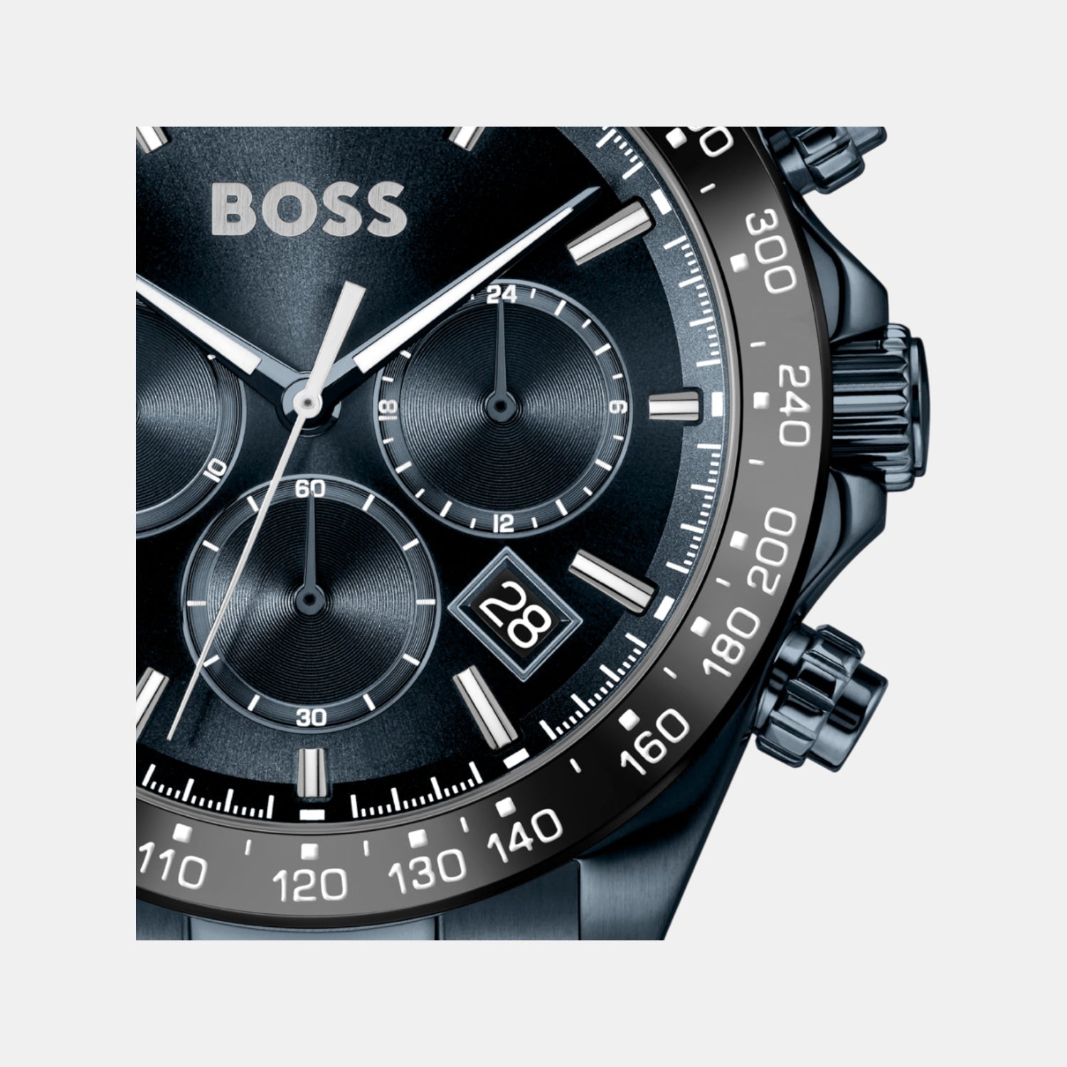 Hero 2.0 Men Quartz Blue Dial Chronograph Stainless Steel Watch 1514270