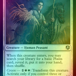 Ambitious Farmhand // Seasoned Cathar [8] [Innistrad Remastered] [Foil]