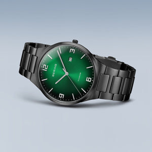 Bering Titanium Green Dial Men 40mm