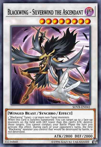 Blackwing - Silverwind the Ascendant - SOVR-EN041 - Ultra Rare - 1st Edition