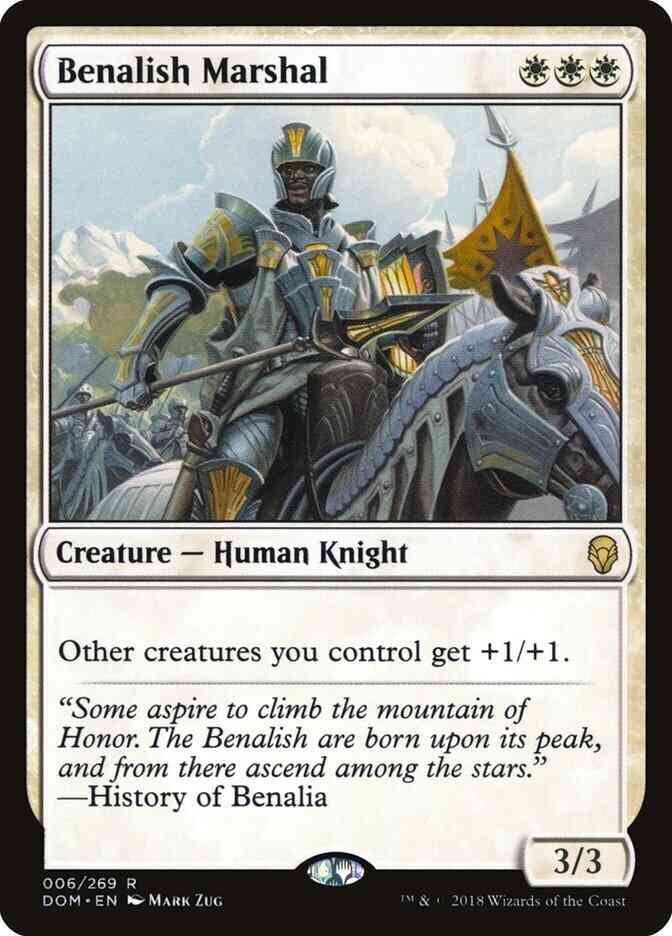 Benalish Marshal [6] [Dominaria] [Non-Foil]