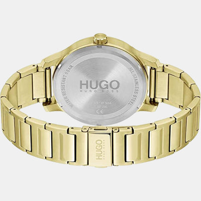 Bounce Men Quartz Gold Dial Chronograph Stainless Steel Watch 1530214
