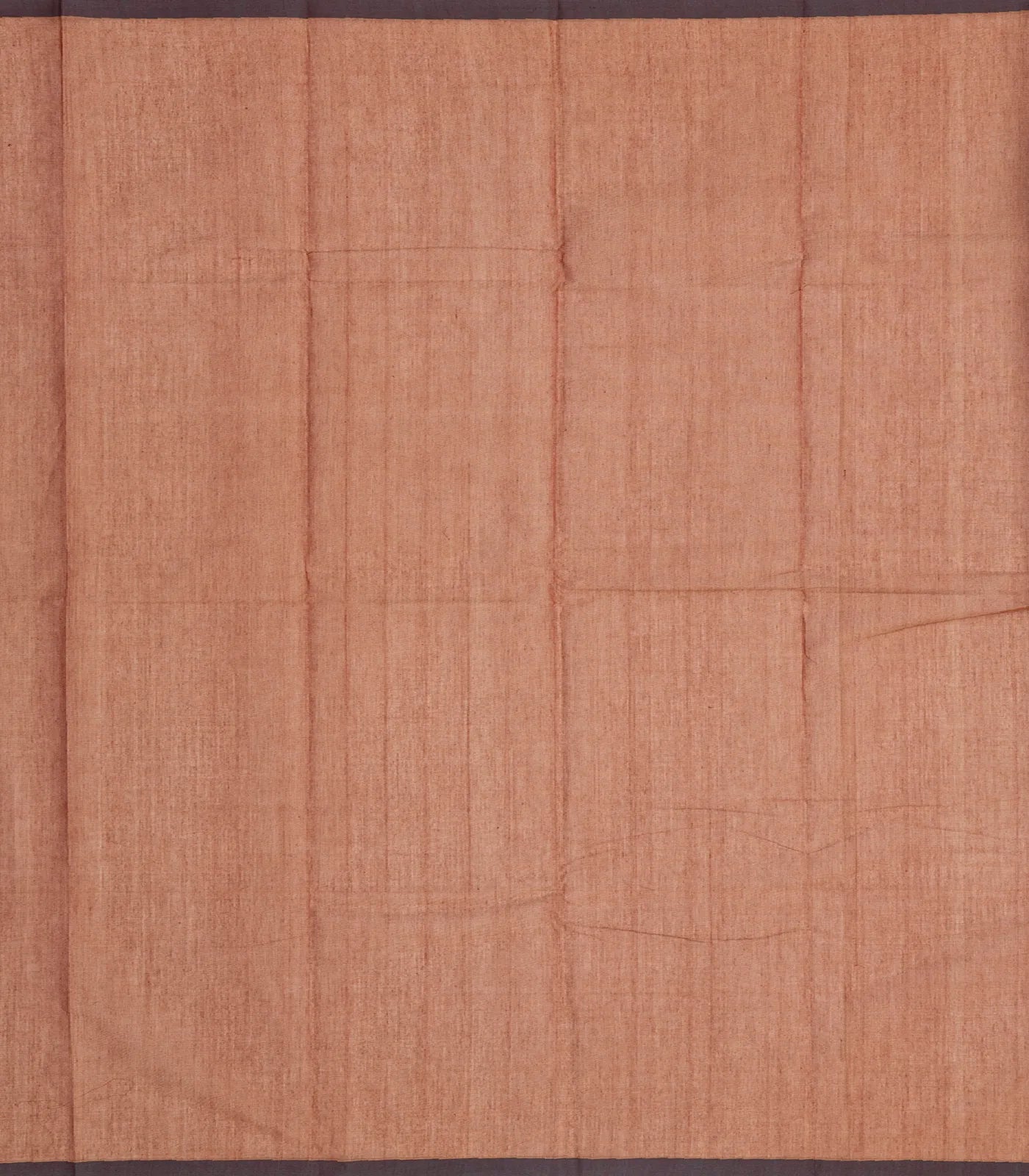 Brown Handloom Kanchi Cotton Saree With Annam & Elephant Buttas