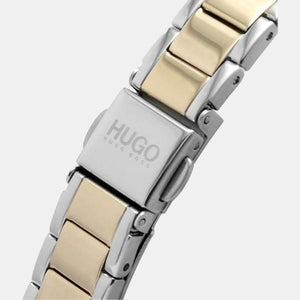 Friend Women Quartz Rose Gold Dial Analog Stainless Steel Watch 1540106