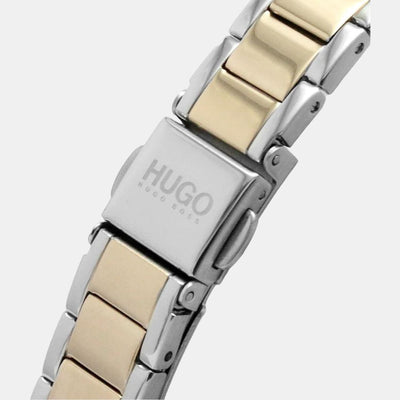 Friend Women Quartz Rose Gold Dial Analog Stainless Steel Watch 1540106