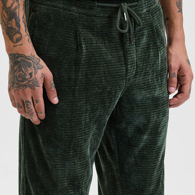 Olive Corduroy Relaxed Fit Trousers