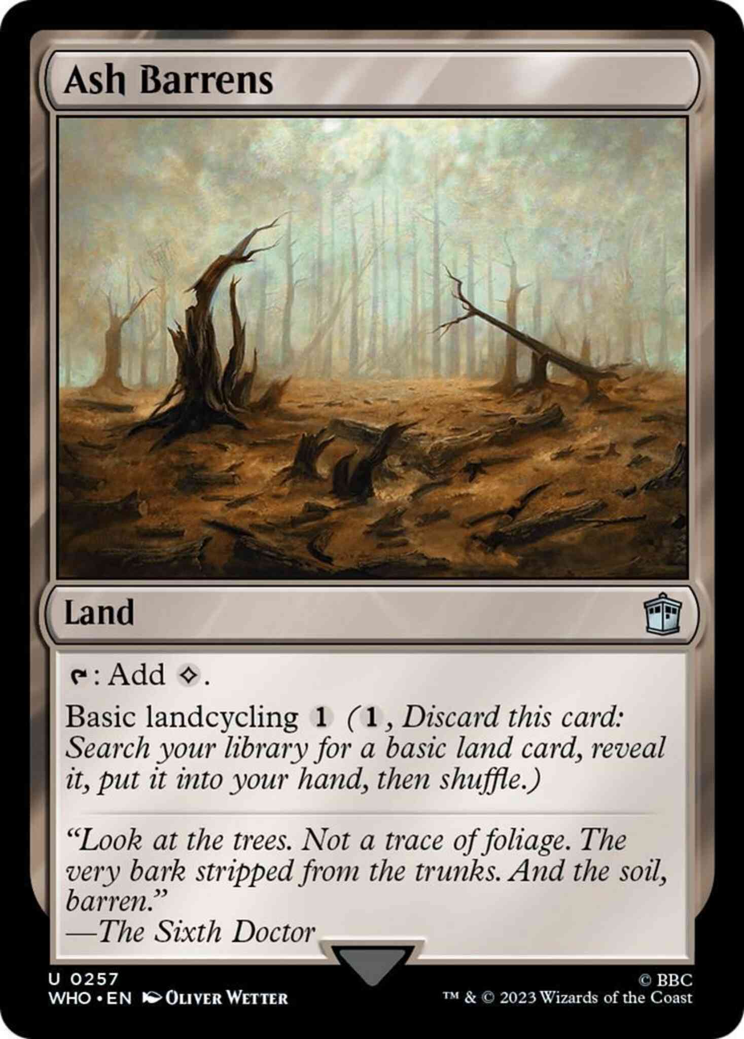 Ash Barrens [257] [Universes Beyond: Doctor Who] [Non-Foil]