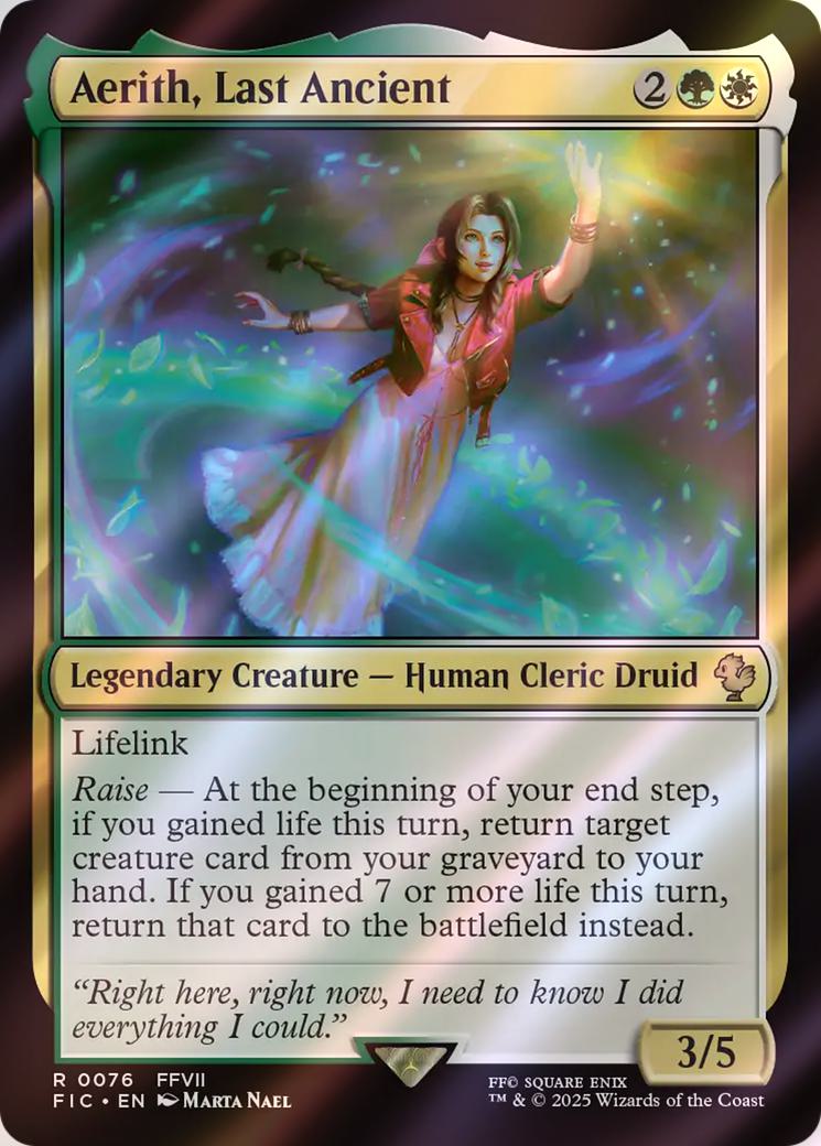 Aerith, Last Ancient [76] [FINAL FANTASY: Commander] [Surge Foil]