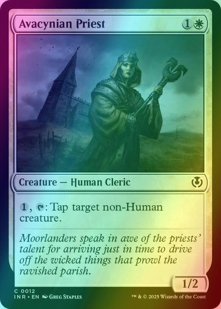 Avacynian Priest [12] [Innistrad Remastered] [Foil]