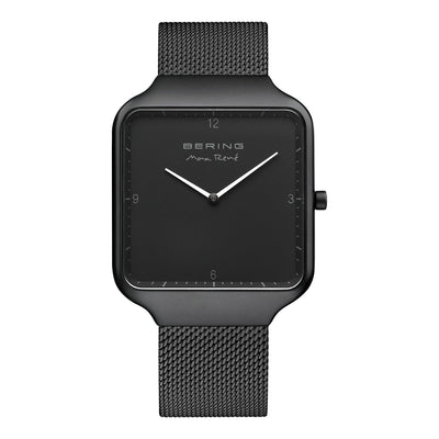 Bering Max Rene Black Dial Men 36mm