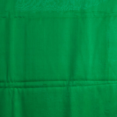 Pink striped mysore silk saree with contrast striped border