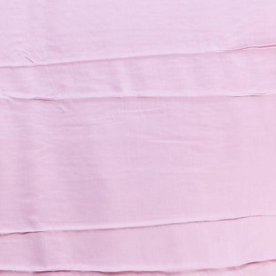 Pink floral motifs mysore silk saree with self zari border